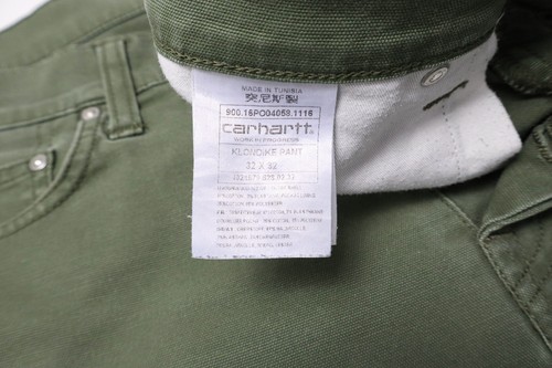 CARHARTT Klondike Pant Jeans Men's W32/L32 Straight Regular Fit Button Fly - Picture 5 of 9