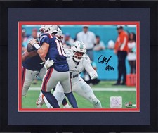 Framed Chop Robinson Miami Dolphins Signed 8