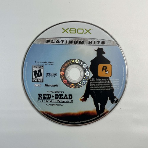 Red Dead Revolver Microsoft Xbox Video Game Rockstar - DISC ONLY