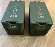 Set Of Two 308 Ammunition Boxes 50 Rounds Each 