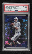 1999 Supplemental 2000 Quantum Leaf Previews Peyton Manning PSA 9 MINT HOF 13u1