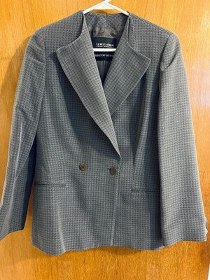 GIORGIO ARMANI Vintage Vestimenta Spa Pure New Wool Silk Blazer - Size 40