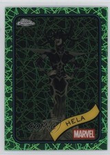 2025 Topps Chrome Marvel Comics Hulk Green Lazer Refractor /99 Hela #79 01sv