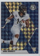 2021 Panini Mosaic Draft Picks Mosaic Blue 4/75 Sage Surratt #49 1ek2