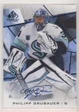 2021-22 Upper Deck SP Game Used Blue Auto Philipp Grubauer #97 Auto 0s60