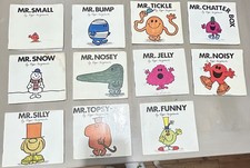 Mr Men Large Vintage 1970s Book Bundle Thurmen Publishing Mr Nosey Mr Snow Fair
