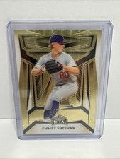 2023 Leaf Metal Baseball Emmet Sheehan Superfractor Prismatic Gold # 1/1