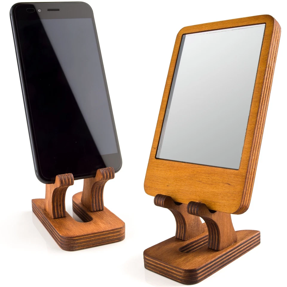 Rostmary Wooden Cell Holder Stand for Desktop – Ideal for iPhone, iPad, Samsu... - Image 2 of 4