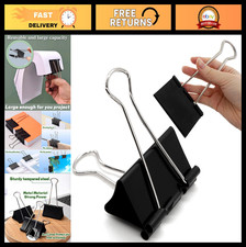 Extra Large Jumbo Binder Clips 3 Inch 24 Pack - Heavy Duty Paper Clamps for Of