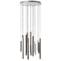 Brilliant Lampe Cembalo Led Pendelleuchte 16Flg Braun/Kaffee | 16X 4W Led Integr