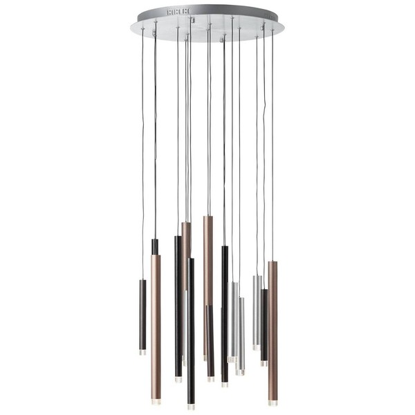 Brilliant Lampe Cembalo Led Pendelleuchte 16Flg Braun/Kaffee | 16X 4W Led Integr-image