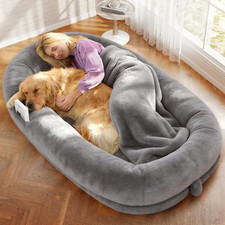 Human Dog Bed for Adults, 71"X43"X10" Human Size Dog Bed, Orthopedic, Waterproof