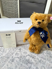 Steiff William Teddy Bear 30cm Mohair Soft Toy Box & Certificate MPN 664526