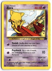 Abra 49/82 Team Rocket Common Unlimited