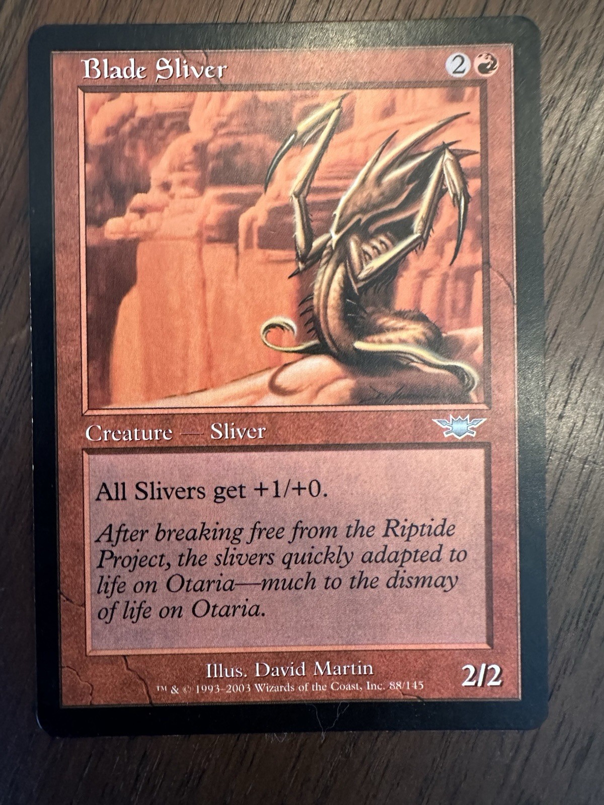 Blade Sliver : MTG / Legions #88 / NM