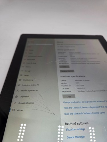 Microsoft Surface Pro 3 - 1645 - 128GB Storage - Works but has Cracked Screen - Picture 3 of 9