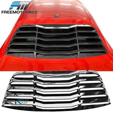 Fits 08-23 Dodge Challenger Rear Window Louver Cover Rain Sun Guard Shade Vent Fits 08-23 Dodge Challenger Rear Window Louver Cover Rain Sun Guard Shade Vent