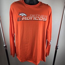 NFL Denver Broncos Long Sleeve T-Shirt Mens 2XL Team Apparel