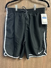 Nike Mens Diverge 9" Volley Shorts Swim Trunks NESSA452-001 Black Size M New