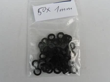 50 Axle Spacers Set 1 Mm For 3 Mm Thick Axles For Carrera For Crafting