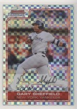 2006 Bowman Chrome X-Fractor 153/250 Gary Sheffield #93 ff8