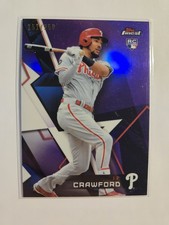 2018  Finest #63 J.P. Crawford RC Rookie Purple Refractor Rookie #/250 MARINERS