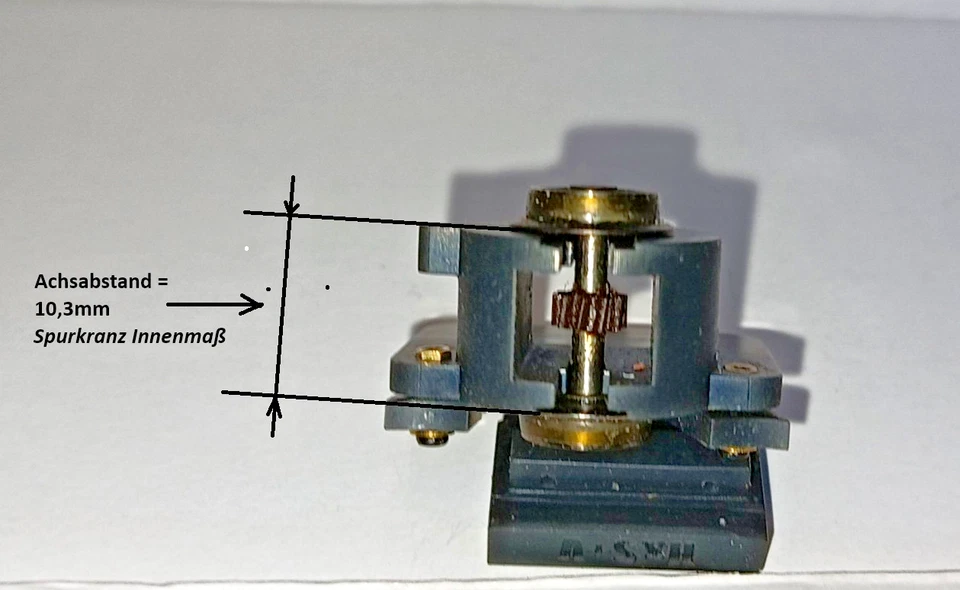 Modellbahn Spur TT Radsatz Montage und Justier Hilfe für Loks und Wagons - Bild 4 von 4
