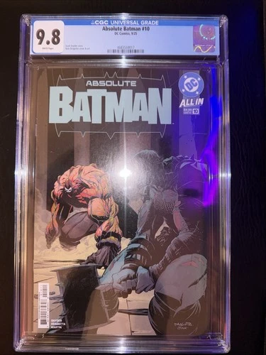 🔥 Absolute Batman #10 CGC 9.8 Grade Cover A 1st Print Nick Dragotta Cover 🔥