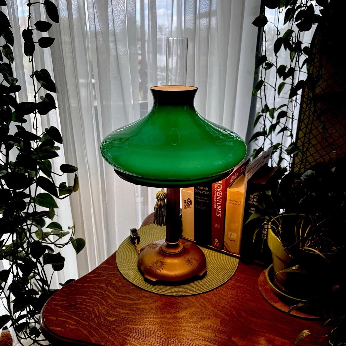 Antique Emeralite Lamps products for sale | eBay