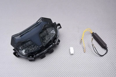 Feu Arrière Stop LED Teintée avec Clignotants Intégrés Pour YAMAHA MT09 2024-25 - Photo 1/4