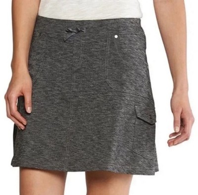 Kuhl Mova Skort Skirt Heather Gray Cargo Pocket Womens Sz XLarge XL Outdoors