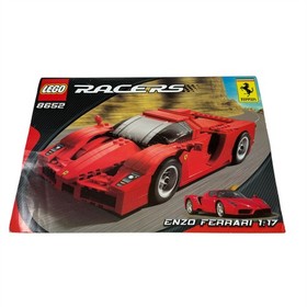 Lego Racers 8652 Enzo Ferrari 1:17 and Instructions Assembled No Box