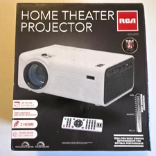RCA RPJ136  Home Theater Projector Ideal For Dark Viewing Environment 1080P USED