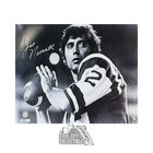 Joe Namath Autographed New York Jets 30x39 Poster - PSA/DNA (B&W)