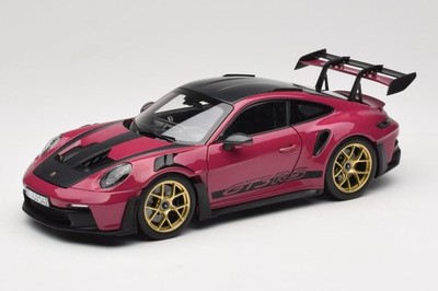187370 Porsche 911 992 GT3 RS Weissach Pack Ruby Star Norev 1/18