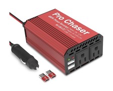 400W Power Inverter 12V DC to 110V AC w/ Dual USB Ports - For Car/Truck