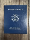 2004 W Proof Silver American Eagle One Dollar Coin with COA Uncirculated