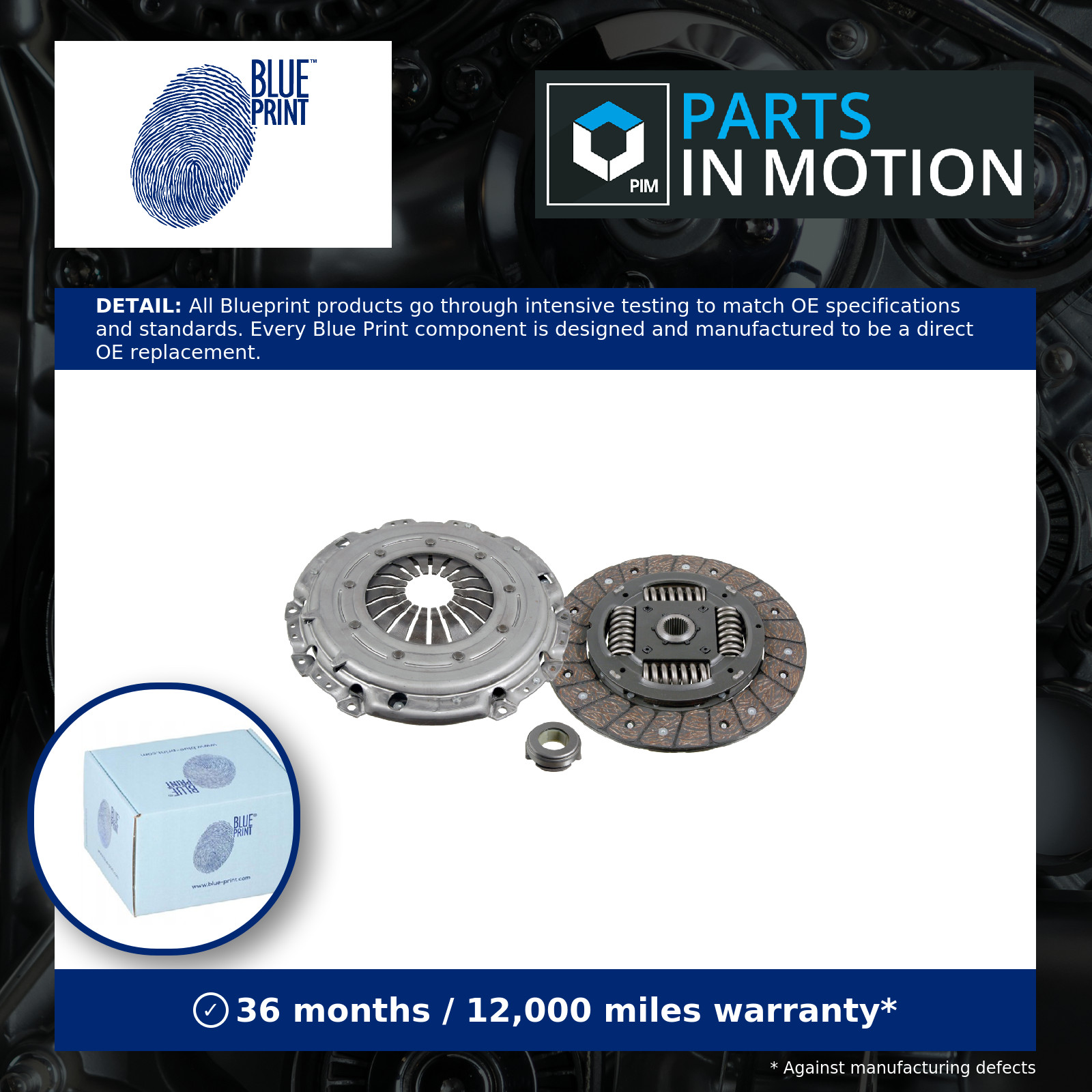 Fits BLUEPRINT ADV183060 CLUTCH KPL. VW AUDI TDI - Image 4