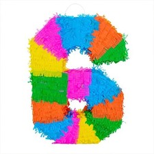 Number 6 Standard Pinata 50cm