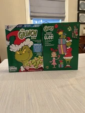 Limited Christmas The Grinch Vanilla Corn Puffs Marshmallows Cereal 9.3oz 2 Pack
