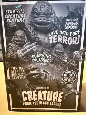 Nickelodeon TMNT Monsters Leonardo Creature from the Black Lagoon Action Figure