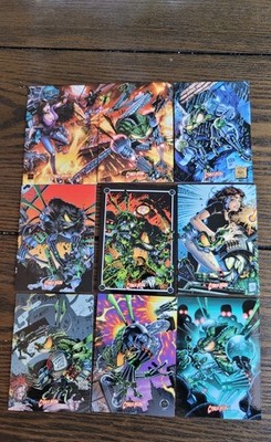 Cyberfrog Trading Card W1-W9 Ethan Van Sciver All Caps Comics