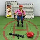 GI Joe 1986 Zarana Complete w/File Card ARAH Hasbro NEW O-RING Free Shipping