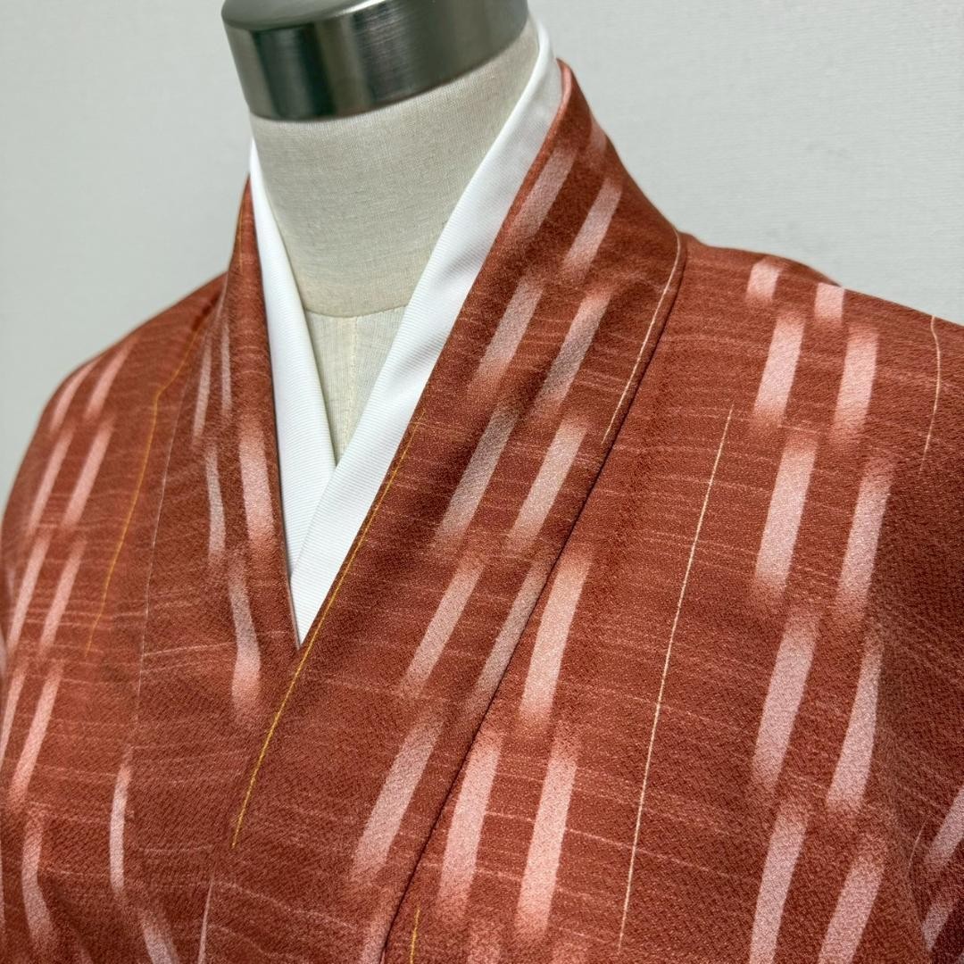 Kimono Washable Small Pattern Polyester Used Leng… - image 1