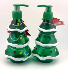 New Simple Pleasures Lemon Frosted Sugar Hand Soap Dispensers – 2 Pack Christmas