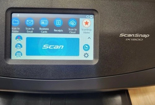 Fujitsu ScanSnap iX1500 Color Duplex Document Image Scanner w/ AC Adapter & USB - 第 2/5 張圖片