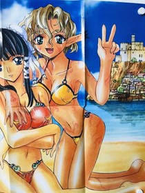 Langrisser Millennium : 1999 Dreamcast Bosh side Large Poster (Fold:M 28&times;40in