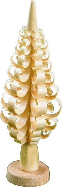 Spanbaum Natur Aus Holz HöHe 10Cm Weihnachtsbaum Tannenbaum Christbaum Motiv-image