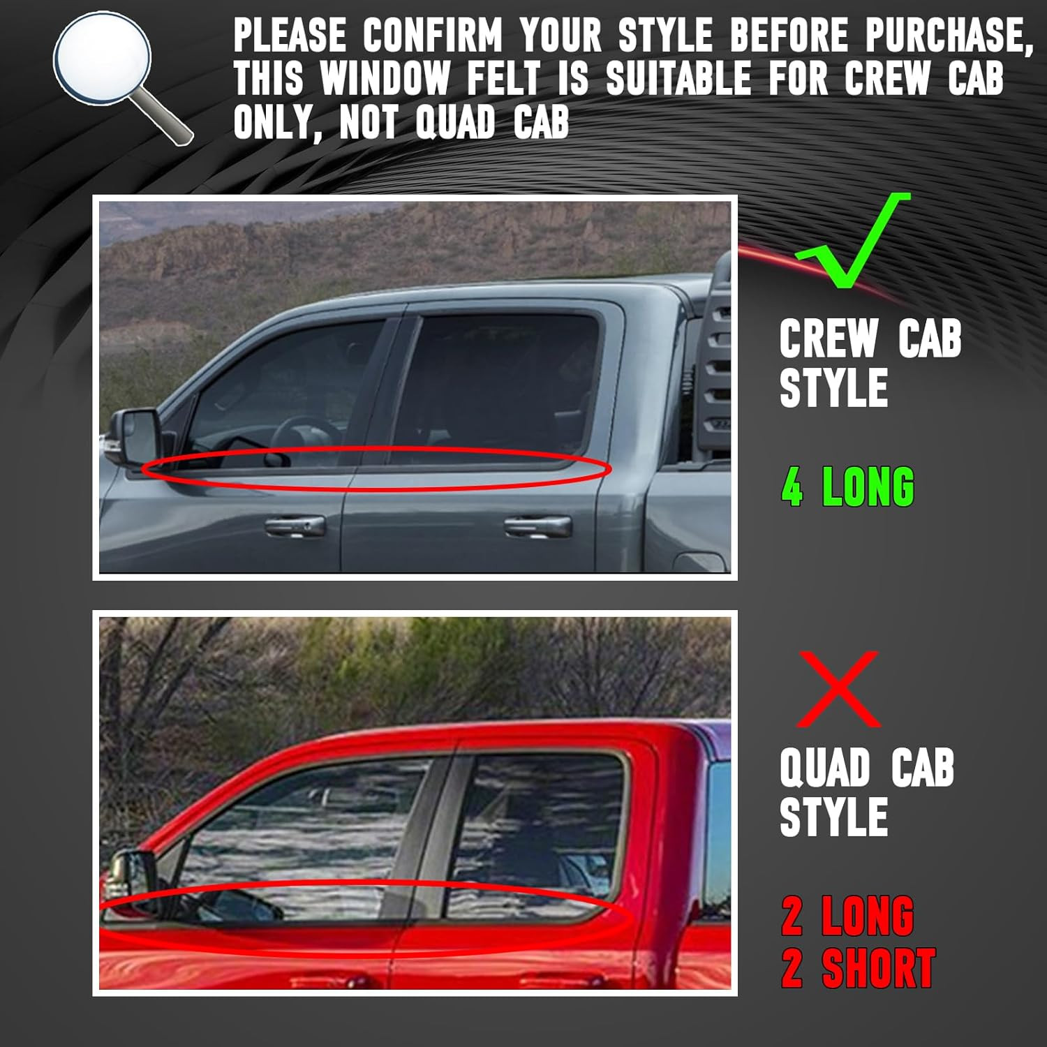 Window Moulding Belt Glass Sweep Felt Trim Seal Weather Stripping Kit Fit for Do