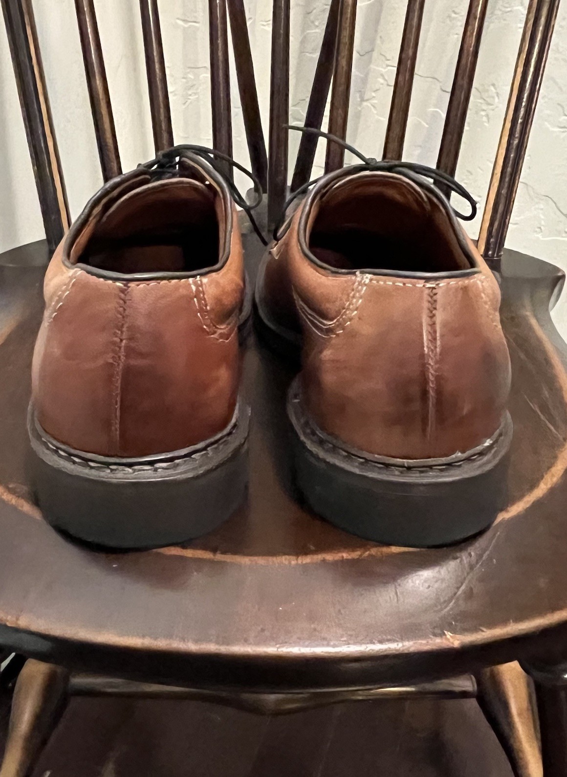 SAOLA Scarpe eleganti derby Allen Edmonds 1951 Wilbert punta spaccata marrone da uomo taglia 8 5 D